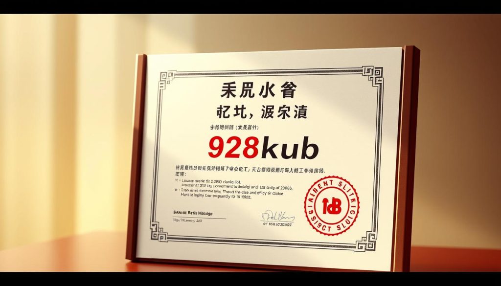 ใบอนุญาตการพนัน 928kub